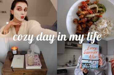 DAY IN MY LIFE VLOG: rainy morning, organizing the kitchen, healthy lunch recipe + self care night