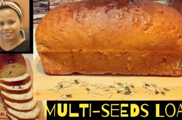 multi-seed loaf bread recipe| how to make healthy bread