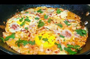 Healthy Breakfast Recipes | How to cook healthy Breakfast tomato | Egg Breakfast#trending #manoeats