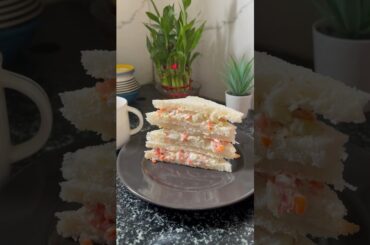Ekdum Healthy aur Creamy Veg Sandwich #shorts #youtubeshorts