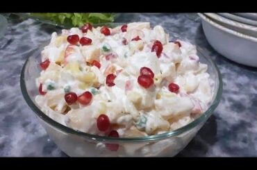 Russian salad recipe || Best healthy tasty salad || Creamy salad || Cooking with Beena