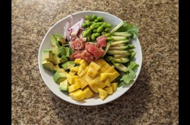 Easy and healthy lunch ideas | Tuna poke bowl
