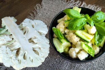 Do you have cauliflower and cucumbers? Make this Healthy Salad to Boost Your Immunity naturally