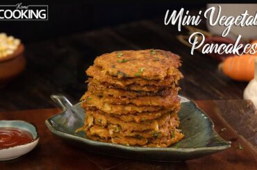 Vegetable Pancake | Mini Pancakes | Lunch Box Recipes for Kids | Kids Snacks Ideas | Pancake Recipe