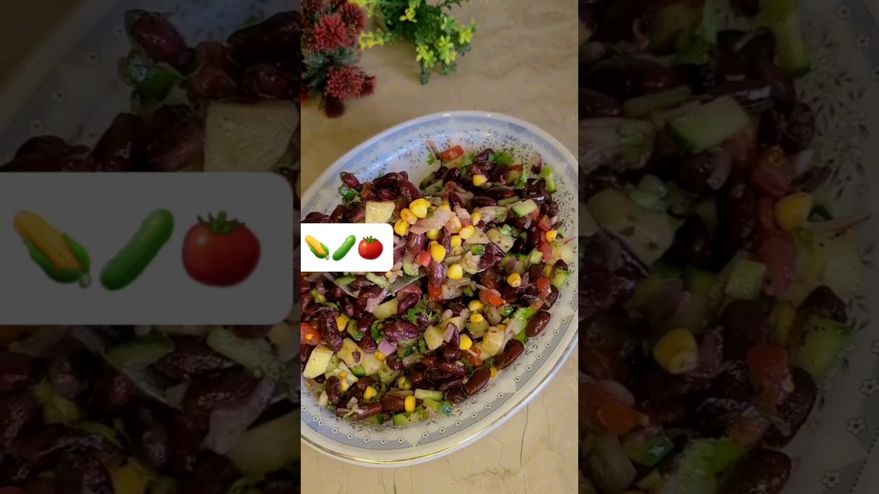 Healthy Salad For Weight Loss|kidney beans| Red beans! #kidneybeans Healthy Salad For Weight Loss|kidney beans| Red beans! #kidneybeans