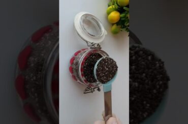 Easy & Healthy Chia Seed For Weighloss |Weight loss recipe for breakfast |chia seed pudding