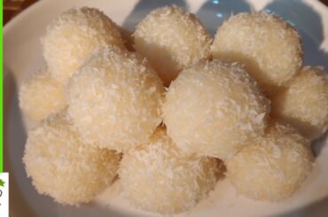 Nariyal Ladoo Recipe| Instant coconut ladoo| Rakshabandhan special| Coconut sweet by EH food