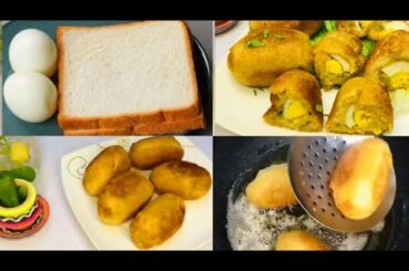 5 Minutes Healthy Snacks Recipes | Egg Bread Snacks | New Recipe | Egg Recipe