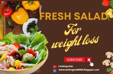 Weight Loss Salad In Hindi/URDU | Healthy Salad Recipe For Weight Loss|Flat Belly |Easy Salad Recipe