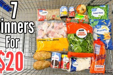 6 Quick & EASY Money Saving Recipes! | $20 Grocery Budget | Best CHEAP Meal Ideas | Julia Pacheco