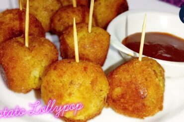 Potato Lollipop Recipe/ Quick Snacks Recipe/ Potato Recipes