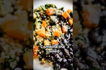 Try This: A Healthy Quinoa & Black Bean Salad! #shorts #salad #health #healthy #fitness #diet