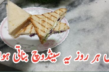 Egg And Vegetables Sandwich Recipe| Best For Breakfast Lunch| How To Make Sandwich #munazzaamjad