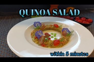 QUINOA SALAD RECIPE | HEALTHY SALAD RECIPE | EASY QUINOA RECIPE