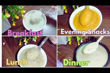 4 Baby Food|Baby Food Recipes For 6 -18 Month Babies|Healthy & Tasty Weight Gain &Brain Development