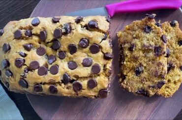 The BEST Healthy Pumpkin Banana Bread Recipe!