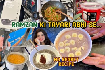 Ramzan ki tayari abhi se start kar de hai | Sharing healthy recipe | Realistic day