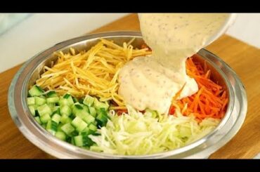 Eat this salad every day and lost 5 kg in 1 week||Healthy and easy recipe weight loss salad recipe