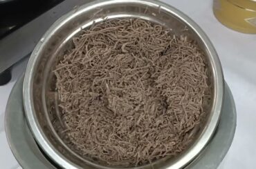 Thoothukudi style raagi semmiya puttu/2mins healthy breakfast/easy breakfast recipe in Tamil /raagi