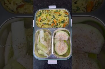 Healthy Lunch box Spinach Rice| #lunchboxshorts #lunchboxideas #shorts #viral #kidslunchboxrecipes