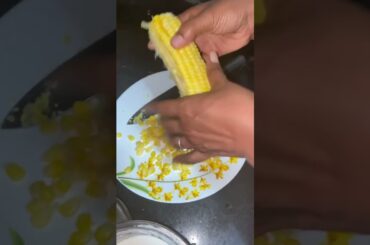 Sweet Corn Recipe | Healthy Snack From Home | Easy Tasty Recipe | Malayalam Healthy Recipes #shorts