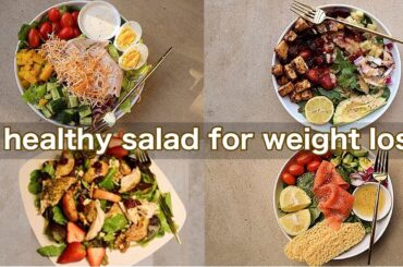 4 low-calorie salads to make *great for weight loss*