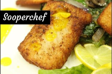 Pan Fried Fish with Lemon Sauce | Healthy Dinner Recipe
