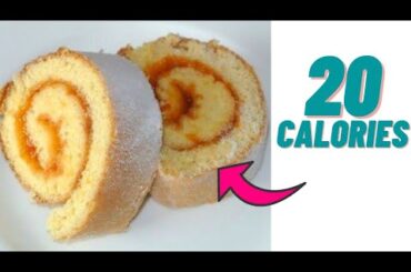20 CALORIE SWISS ROLL- Low calorie swiss roll recipe