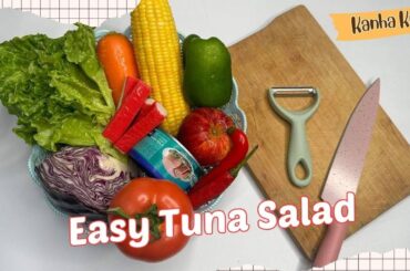 Best Tuna Salad Mix with Vegetable | Healthy Recipes For Weight Loss | Easy Salad Recipes