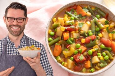 Easy Vegetable Soup Recipe | Beyond Easy!