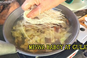 Simple Sinabawang Miswa Baboy at Gulay Recipe | Healthy Low Calorie Diet Recipe