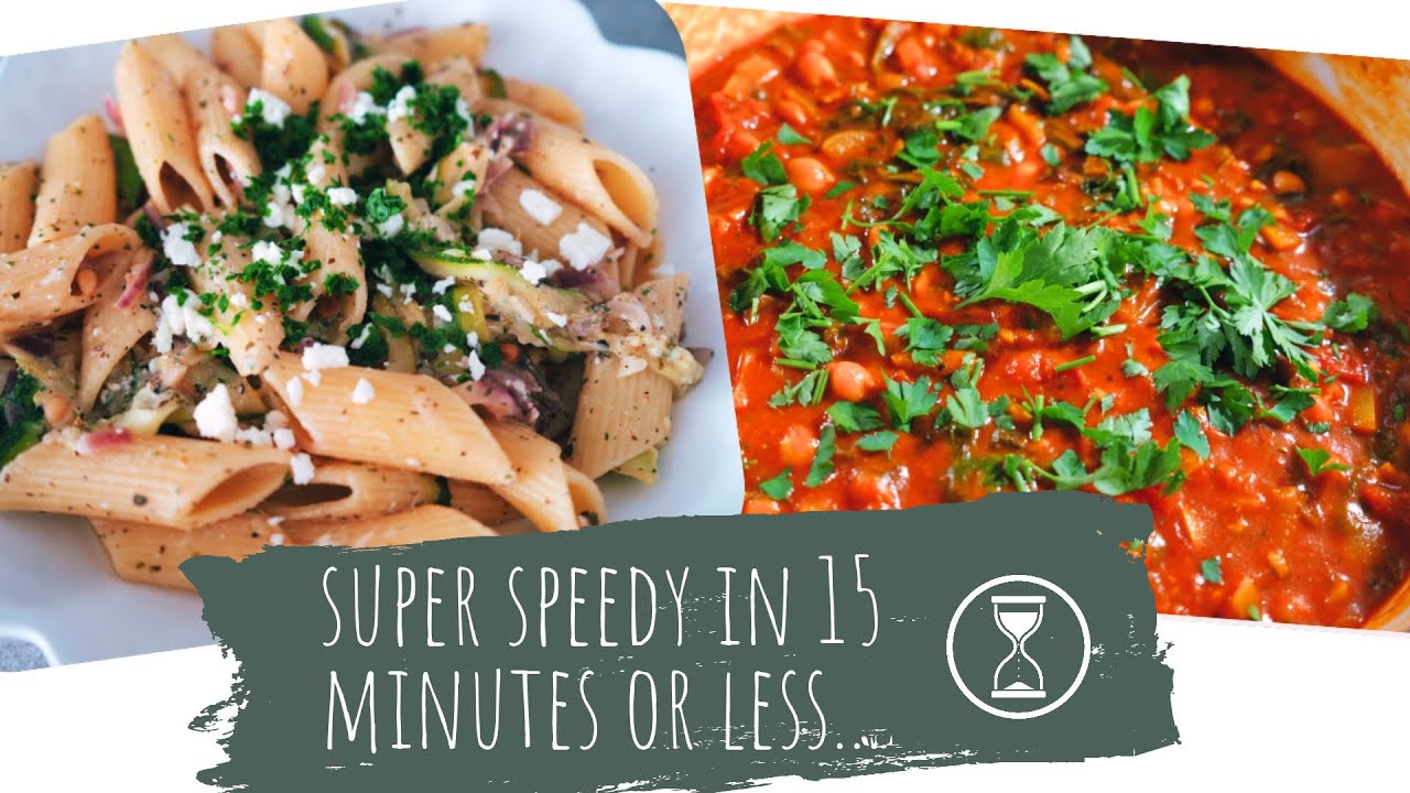 Quick & Healthy 15-Minute Vegetarian Dinner Recipes (Plant-Based) Quick & Healthy 15-Minute Vegetarian Dinner Recipes (Plant-Based)