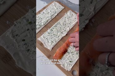 SALMON AND CREAM CHEESE ROSES - 19/100 DAYS OF HEALTHY BREAKFAST IDEAS