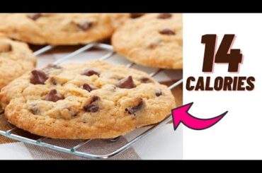 14 CALORIE CHOCOLATE CHIP COOKIES- Low calorie cookies- Low calorie snacks