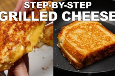 How To Make: Easy Grilled Cheese Sandwich | in a pan