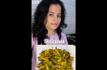 Simple & healthy dinner, bhindi alu fry,roti.  #youtube #food #recipe #viral