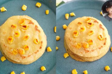 SOOJI CORN CHILLA | Healthy breakfast recipe | Rava chilla | Suji chilla | Semolina for baby |  18M+