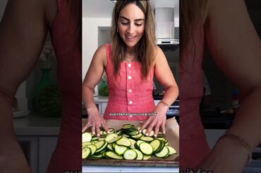 Make these LOADED ZUCCHINI NACHOS #recipe #snacks #football  #healthyrecipes #nachos #shorts