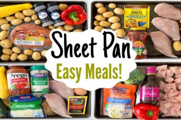5 CHEAP & FANCY SHEET PAN MEALS | Quick EASY Oven-Baked Dinner Recipes | Julia Pacheco