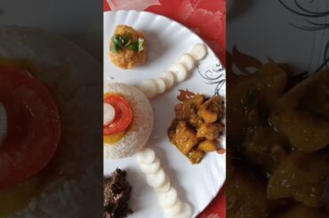 lunch thali #food #foodie #khana #youtubeshorts #trending #recipe #lunch #cooking #cook #healthy.