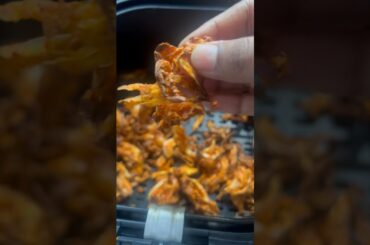 Air fried onion pakoda #food #cooking #healthy #airfryer #airfryerrecipes #onionpakoda #snacks