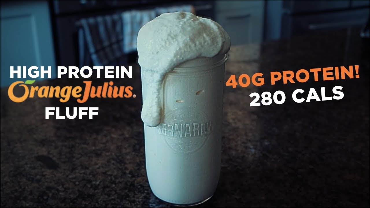 High Protein Orange Julius FLUFF – Low Calorie Dessert High Protein Orange Julius FLUFF - Low Calorie Dessert