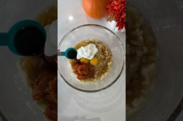 PUMPKIN PIE BANANA BREAD #healthy #recipe #easyrecipe