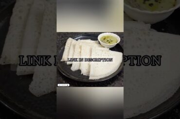 NEER DOSA RECIPE EASY & HEALTHY BREAKFAST RECIPE #shortvideo #viralshort #shorts