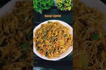Sevai Upma | Healthy Breakfast Recipe | #shorts #recipe #upma #vermicelli #ytshorts