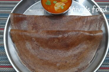 Ragi Dosa / Finger Millet Dosa / Healthy Breakfast Recipe