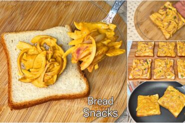 5 Minutes Easy Recipes | Bread Snacks Recipes | Evening Snacks Recipes | Breakfast Recipes