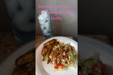 Recipe for a healthy dinner!! Wholesome night salad bowl:) #minivlog #food #foodvlog