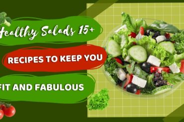 Healthy Salads 15+ Recipes to Keep You Fit and Fab #salad