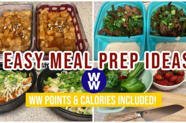 EASY MEAL PREP IDEAS | Caramel Pumpkin French Toast Bake, Low Carb Taco Bowls | WW Points/Calories